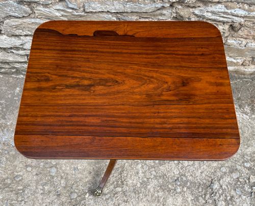 fig 1. Antique Regency Rosewood Tilt Top Wine Table
