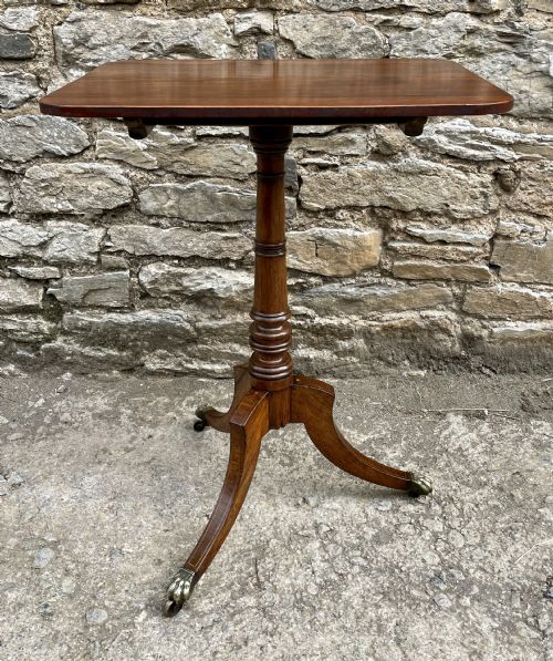 fig 2. Antique Regency Rosewood Tilt Top Wine Table