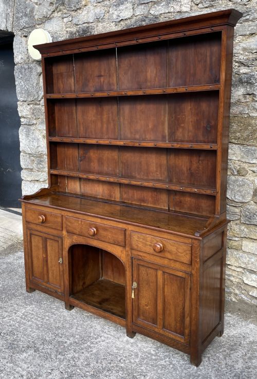 fig 1. Antique Georgian Oak Dog Kennel Dresser