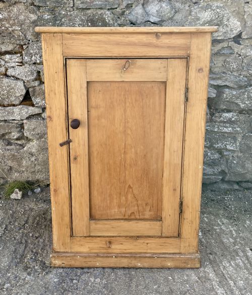 Antique Stripped Pine Cupboard
