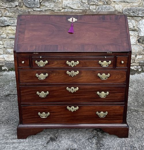 Antique Georgian Red Walnut Bureau