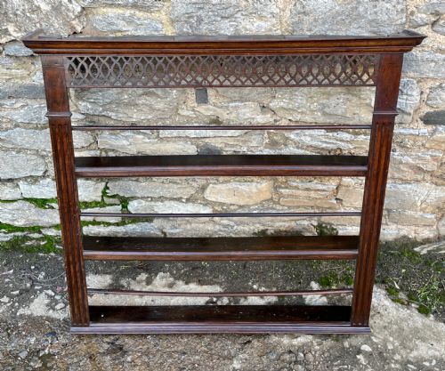 fig 1. Georgian Oak Delft Wall Rack