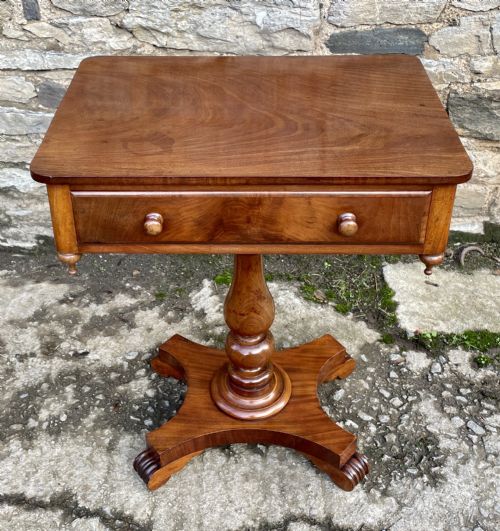 Antique Regency Mahogany Work Table