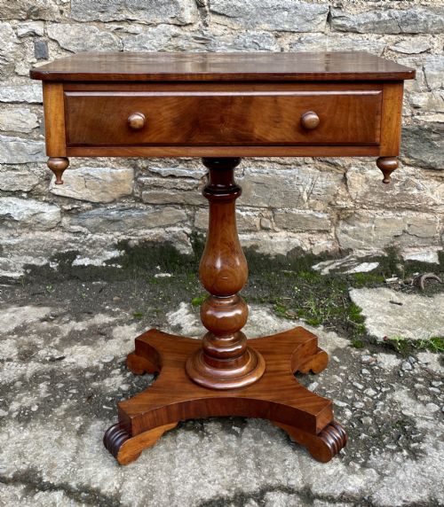 fig 1. Antique Regency Mahogany Work Table