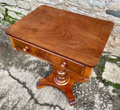 fig 2. Antique Regency Mahogany Work Table