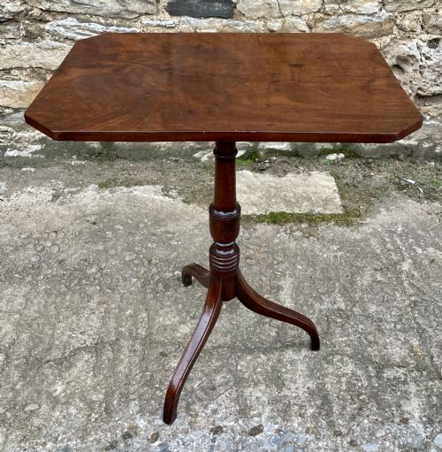 Regency Mahogany Snap Top Wine Table