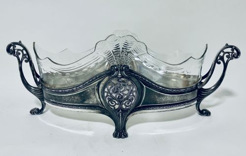 fig 1. WMF Art Nouveau Silver Plated Centrepiece Bowl