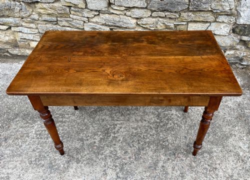 fig 1. Victorian Twin Plank Ash Farmhouse Table