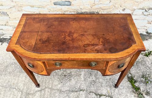 fig 1. Edwardian Mahogany Inlaid Writing Table