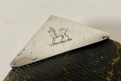 fig 1. Antique Silver Mounted Blotting Pad