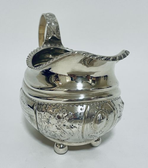 fig 1. Georgian Solid Sterling Silver Cream Jug