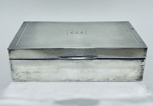 Antique Sterling Silver Cigarette Box
