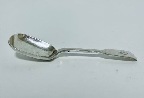 Georgian Solid Sterling Silver Tea Caddy Spoon
