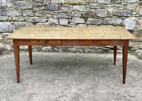 Large Antique French Farmhouse Dining Table