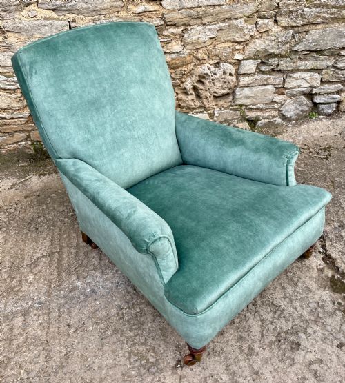 fig 2. Antique Victorian Howard Style Deep Armchair