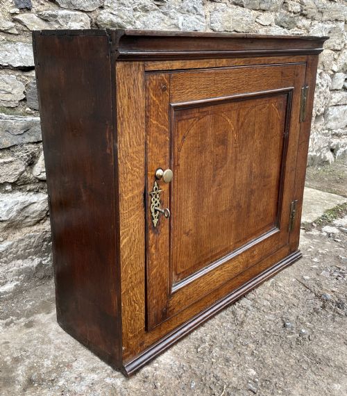 fig 1. ?Antique 18th Century Oak Spice Cupboard