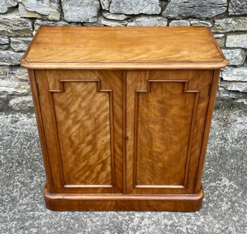 fig 2. Antique Victorian Satinwood Cupboard