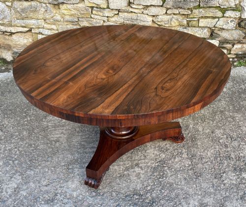 fig 1. Regency Rosewood Breakfast Table