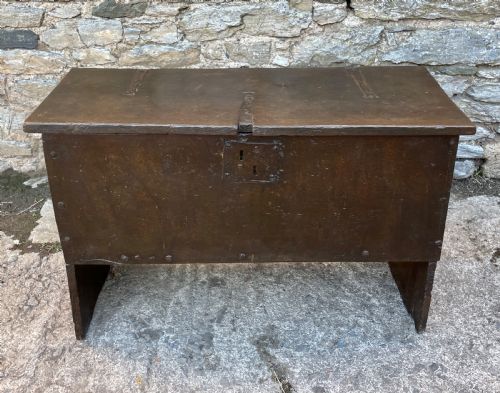 17th Century Planked Oak Coffer