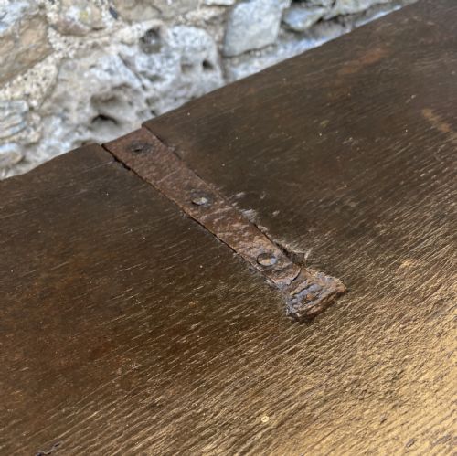 fig 1. 17th Century Planked Oak Coffer