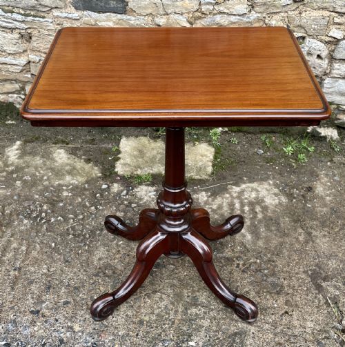Antique Victorian Mahogany Lamp Table by Johnstone & Jeanes