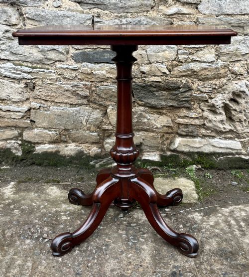 fig 2. Antique Victorian Mahogany Lamp Table by Johnstone & Jeanes