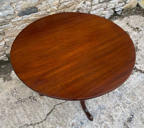 fig 2. Antique Georgian Mahogany Tilt Top Table