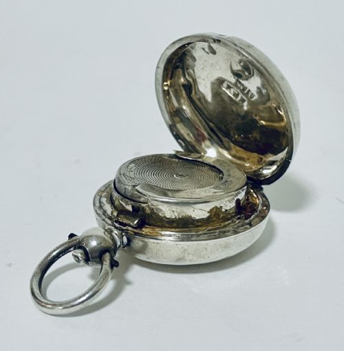 Antique Victorian Sterling Silver Sovereign Holder Case