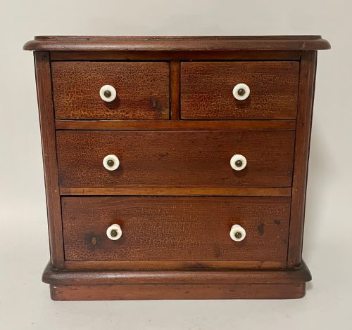 Antique Miniature Apprentice Chest of Drawers