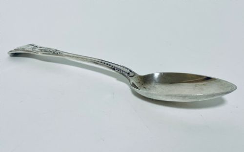 fig 1. Victorian Exeter Silver Serving Spoon