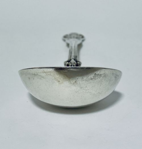 fig 1. Antique Georgian Solid Silver Kings Pattern Ladle