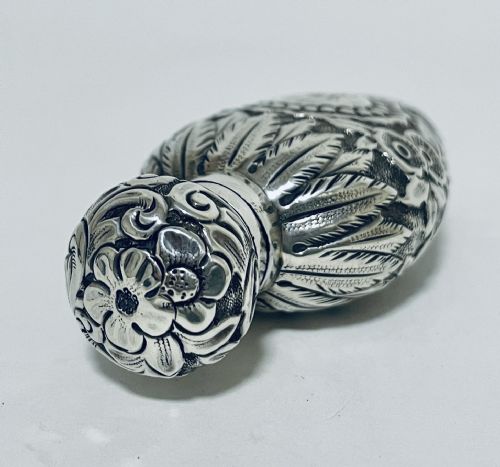 fig 1. Victorian Sterling Silver Scent Bottle
