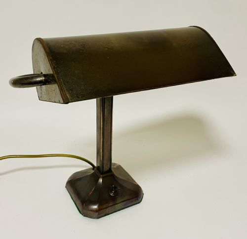 Antique Bankers Desk Lamp