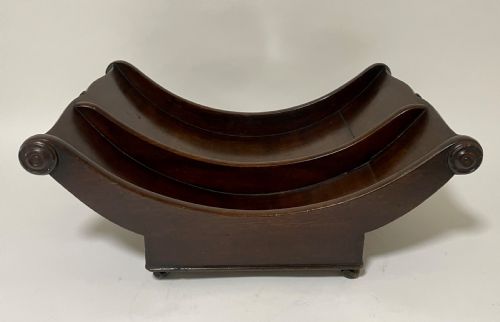 Georgian Mahogany Cheese Coaster