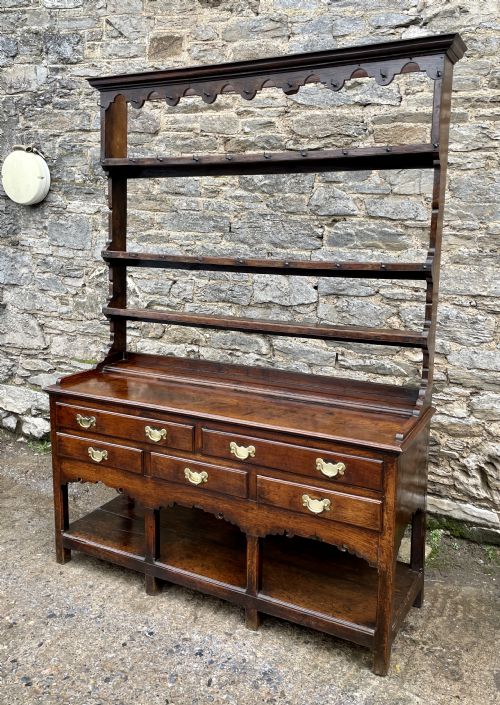 fig 1. Georgian Oak Potboard Dresser