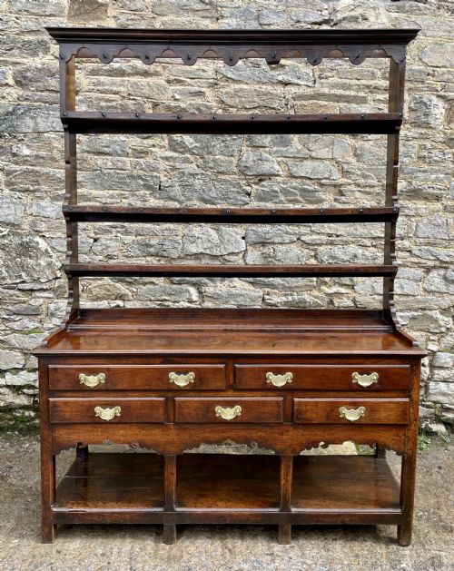 Georgian Oak Potboard Dresser