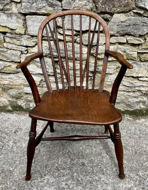 fig 1. Early 19th Century Stick Back Windsor Chair
