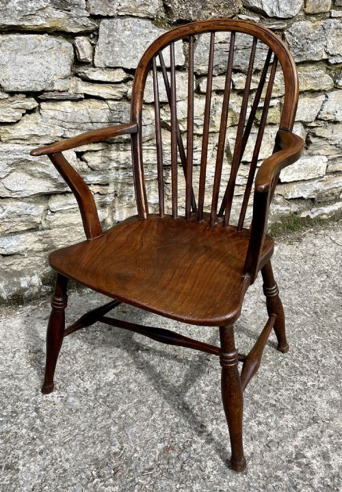 fig 2. Early 19th Century Stick Back Windsor Chair