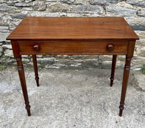 Late Georgian Mahogany Side Table