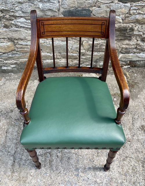 fig 2. Regency Mahogany Desk Chair
