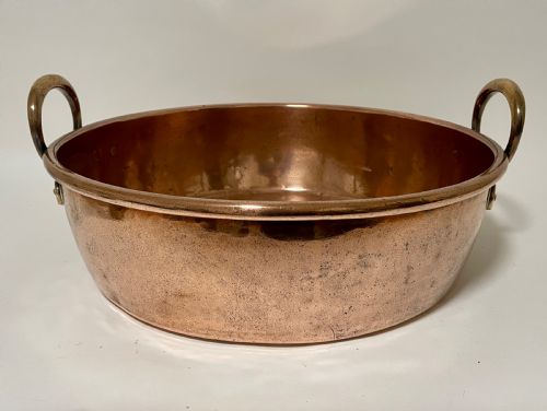 fig 1. Large Victorian Copper Jam Pan