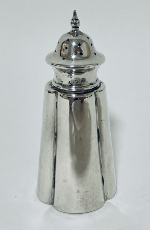 Antique Solid Silver Pepper Pot