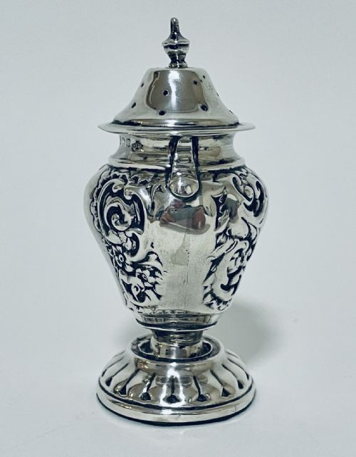 Antique Silver Pepper Pot