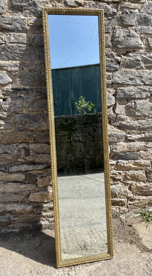 Large Antique Giltwood Mirror