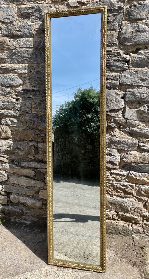 fig 1. Large Antique Giltwood Mirror