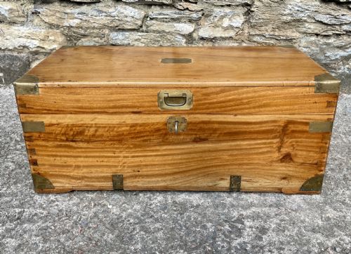 fig 1. Antique Camphor Military Box