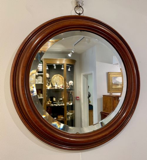 Victorian Mahogany Framed Mirror by Drew & Cadman