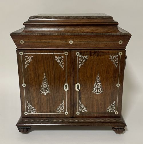 William IV Rosewood Pagoda Table Cabinet