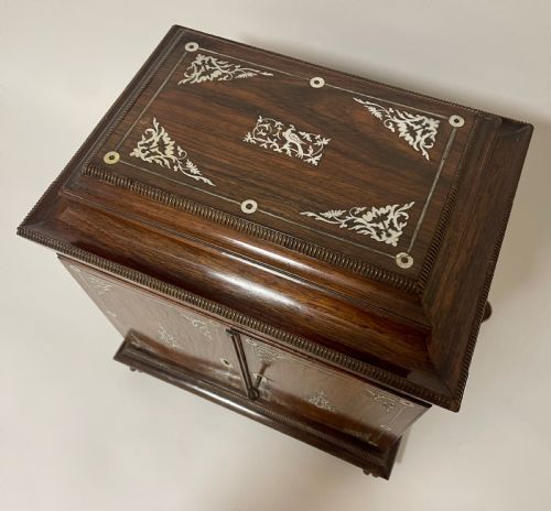 fig 2. William IV Rosewood Pagoda Table Cabinet
