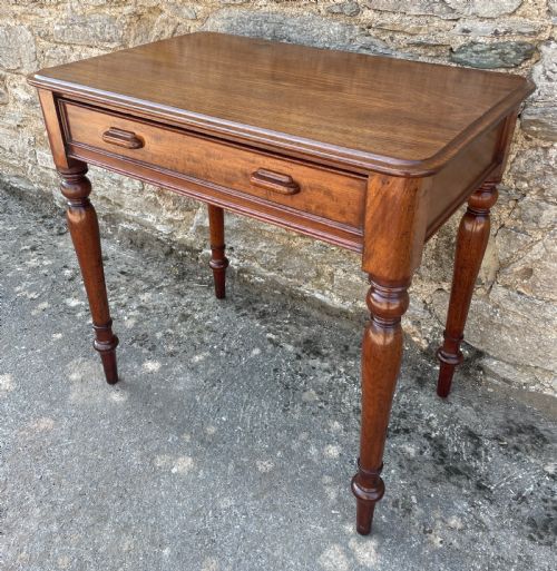 fig 1. Victorian Mahogany Side Table